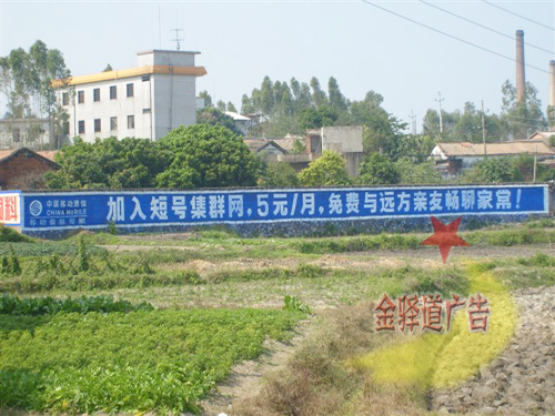 合肥移動墻體廣告